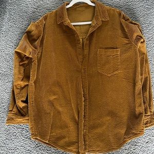 CP Shades corduroy over-shirt. Marigold color. Like new..